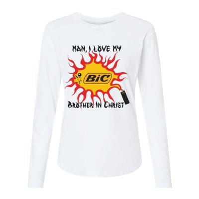 Man I Love My Brother In Christ Womens Cotton Relaxed Long Sleeve T-Shirt