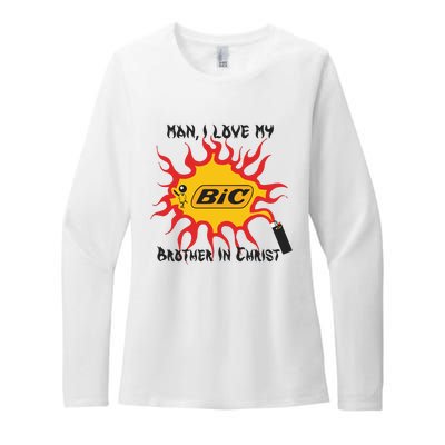 Man I Love My Brother In Christ Womens CVC Long Sleeve Shirt