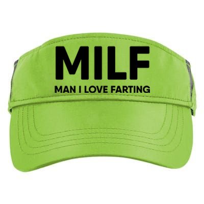 Milf I Love Farting Gift Adult Drive Performance Visor