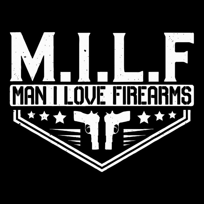 Man I Love Firearms Milf Gun 21330 Tall T-Shirt