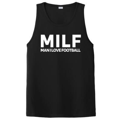 Milf I Love Football American Football Great Gift PosiCharge Competitor Tank