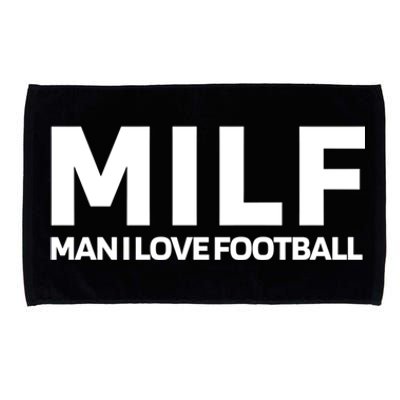 Milf I Love Football American Football Great Gift Microfiber Hand Towel