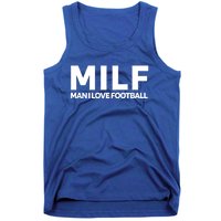 Milf I Love Football American Football Great Gift Tank Top