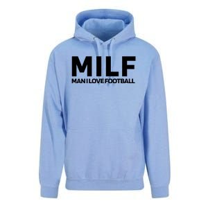 Milf I Love Football American Football Great Gift Unisex Surf Hoodie