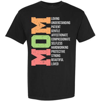 Meaning I Love Mom Mothers Day Garment-Dyed Heavyweight T-Shirt