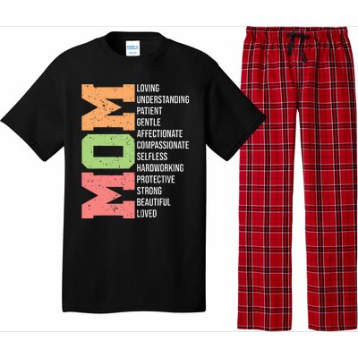 Meaning I Love Mom Mothers Day Pajama Set