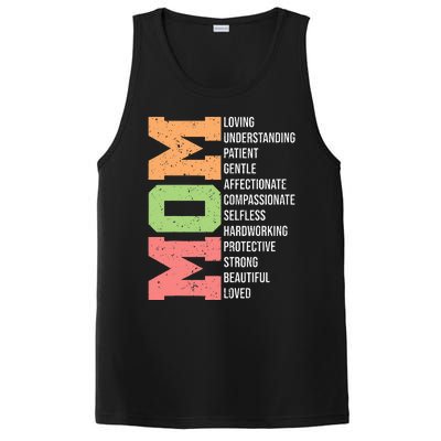 Meaning I Love Mom Mothers Day PosiCharge Competitor Tank