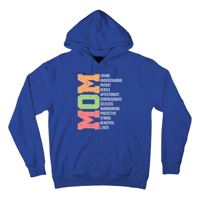 Meaning I Love Mom Mothers Day Hoodie