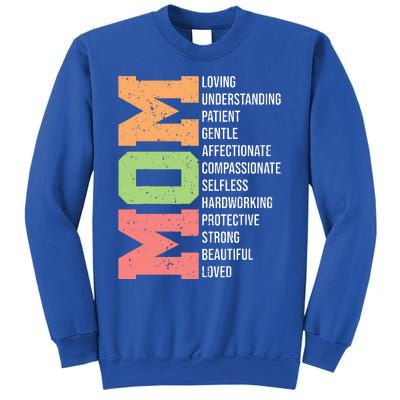 Meaning I Love Mom Mothers Day Sweatshirt