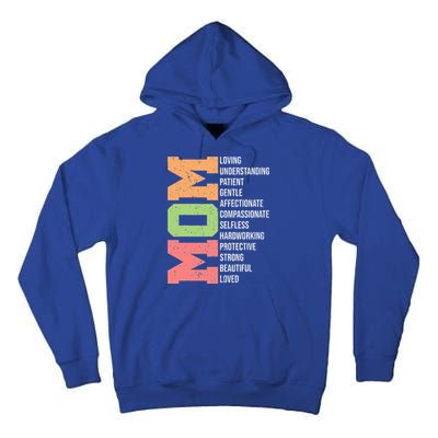 Meaning I Love Mom Mothers Day Tall Hoodie