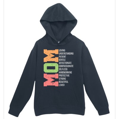 Meaning I Love Mom Mothers Day Urban Pullover Hoodie