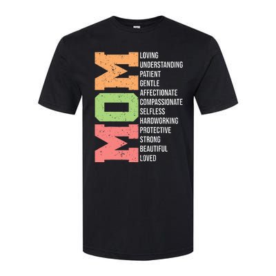 Meaning I Love Mom Mothers Day Softstyle CVC T-Shirt