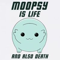 Moopsy Is Life And Also Death Garment-Dyed Sweatshirt