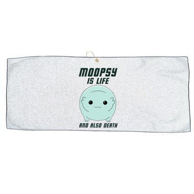 Moopsy Is Life And Also Death Large Microfiber Waffle Golf Towel