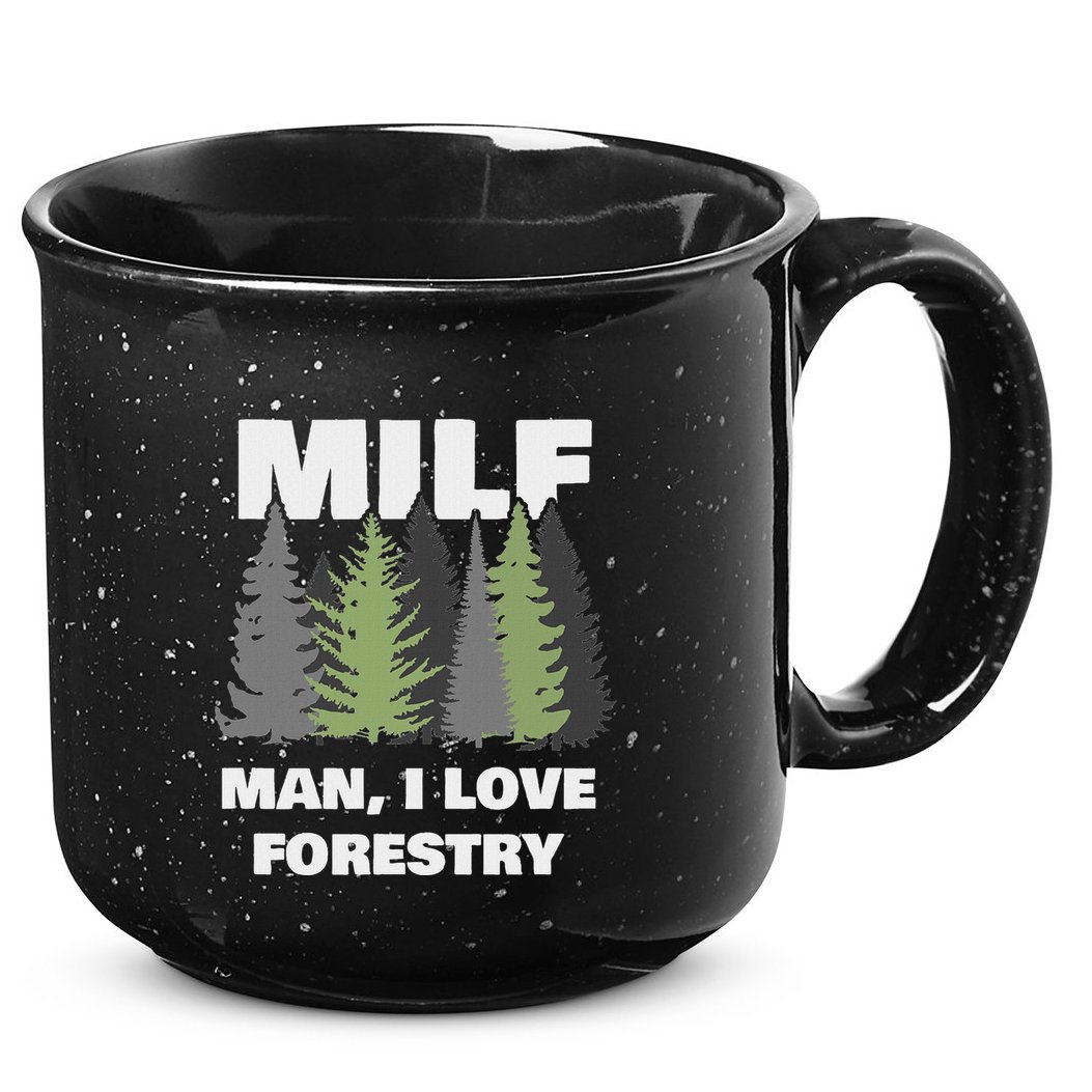 Man I Love Forestry Funny Logger Lumber 15oz Campfire Ceramic Mug