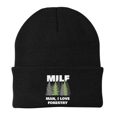 Man I Love Forestry Funny Logger Lumber Beanie