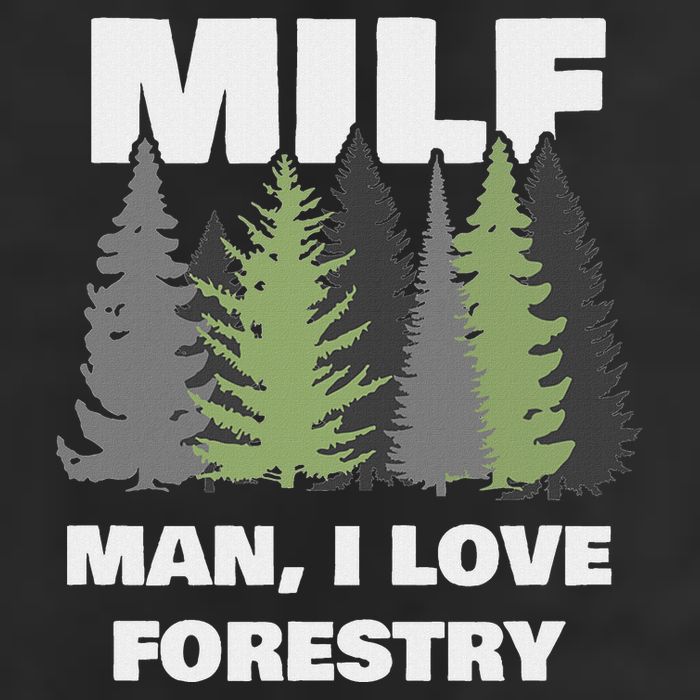 Man I Love Forestry Funny Logger Lumber Golf Towel