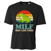 Man I Love Frogs Funny Graphic Plus Size Cooling Performance Crew T-Shirt