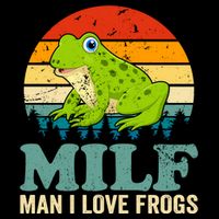 Man I Love Frogs Funny Graphic Plus Size Magnet
