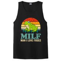 Man I Love Frogs Funny Graphic Plus Size PosiCharge Competitor Tank