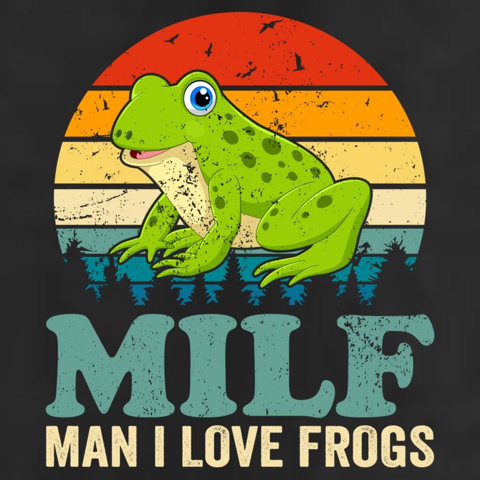 Man I Love Frogs Funny Graphic Plus Size Golf Towel