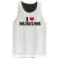 Museum I Love Museums Mesh Reversible Basketball Jersey Tank