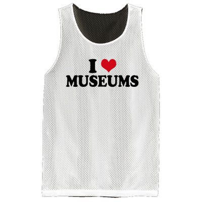 Museum I Love Museums Mesh Reversible Basketball Jersey Tank