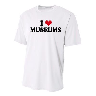 Museum I Love Museums Performance Sprint T-Shirt