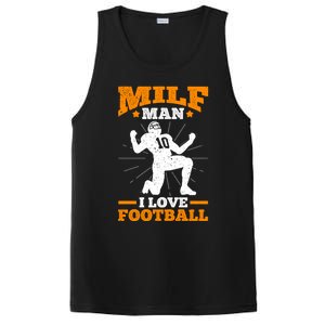 Milf I Love Football Funny Football Funny Gift PosiCharge Competitor Tank