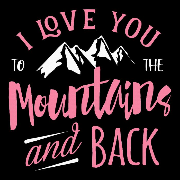 Mountain I Love You To The Mountain And Back Camping Sustainable Bucket Hat