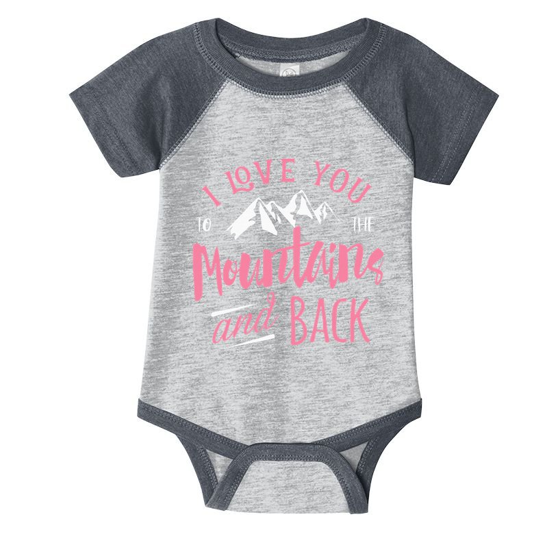 Mountain I Love You To The Mountain And Back Camping Infant Baby Jersey Bodysuit