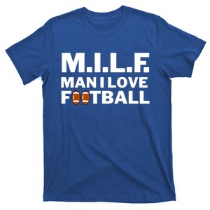 M I L F I Love Football Gift T-Shirt