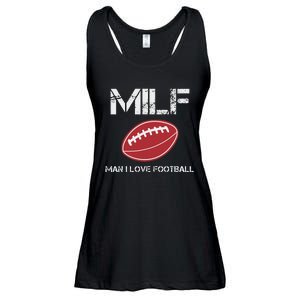 Man I Love Football Milfs Sport Lover Football Fan Ladies Essential Flowy Tank