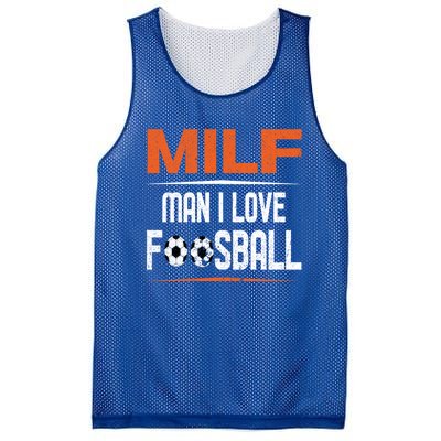 Man I Love Foosball Milf Foosballer Table Soccer Ball Lover Gift Mesh Reversible Basketball Jersey Tank