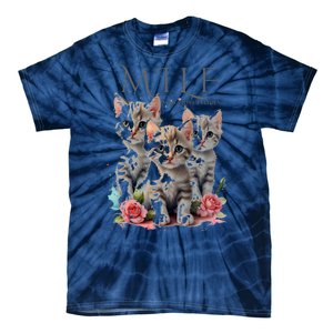 Man I Love Felines Tie-Dye T-Shirt