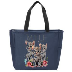 Man I Love Felines Zip Tote Bag