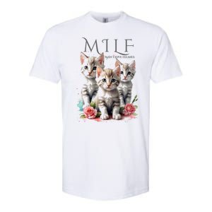 Man I Love Felines Softstyle CVC T-Shirt