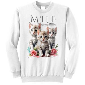 Man I Love Felines Sweatshirt