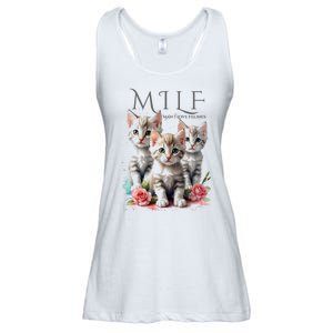 Man I Love Felines Ladies Essential Flowy Tank