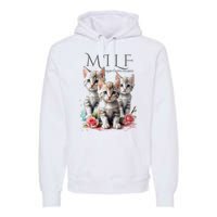 Man I Love Felines Premium Hoodie