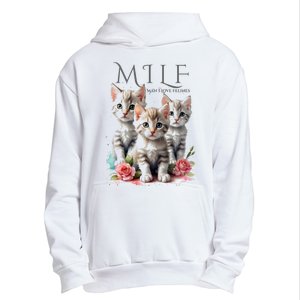 Man I Love Felines Urban Pullover Hoodie