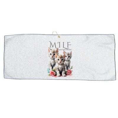 Man I Love Felines Large Microfiber Waffle Golf Towel