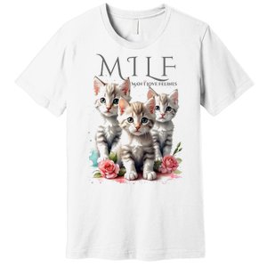 Man I Love Felines Premium T-Shirt