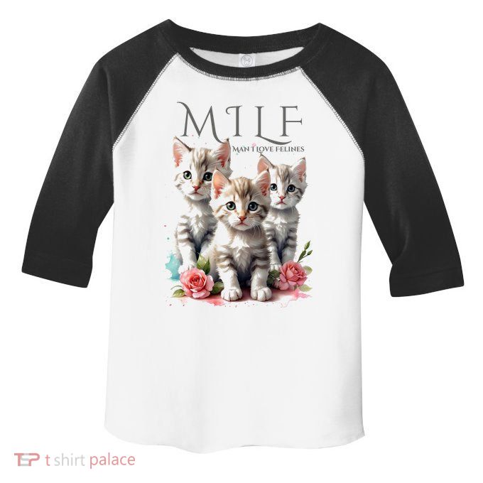 Man I Love Felines Toddler Fine Jersey T-Shirt