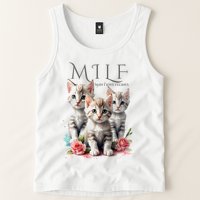 Man I Love Felines Tank Top