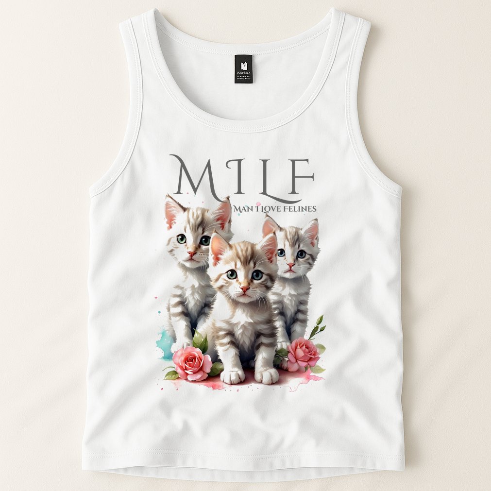 Man I Love Felines Tank Top