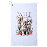 Man I Love Felines Platinum Collection Golf Towel