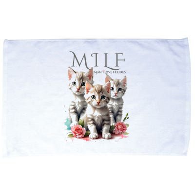 Man I Love Felines Microfiber Hand Towel