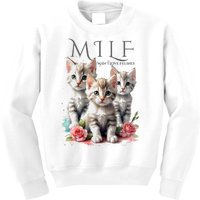 Man I Love Felines Kids Sweatshirt