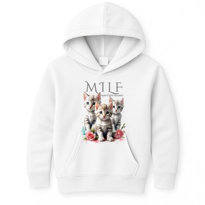 Man I Love Felines Kids Hoodie